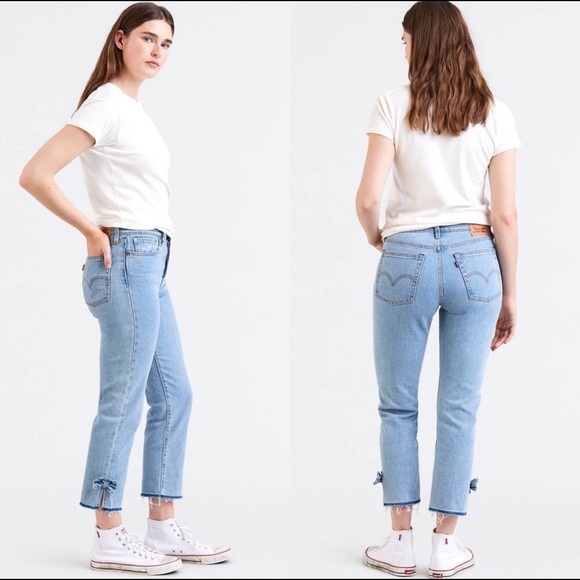 Jeans | Levis Wedgie Straight Ankle Bow 